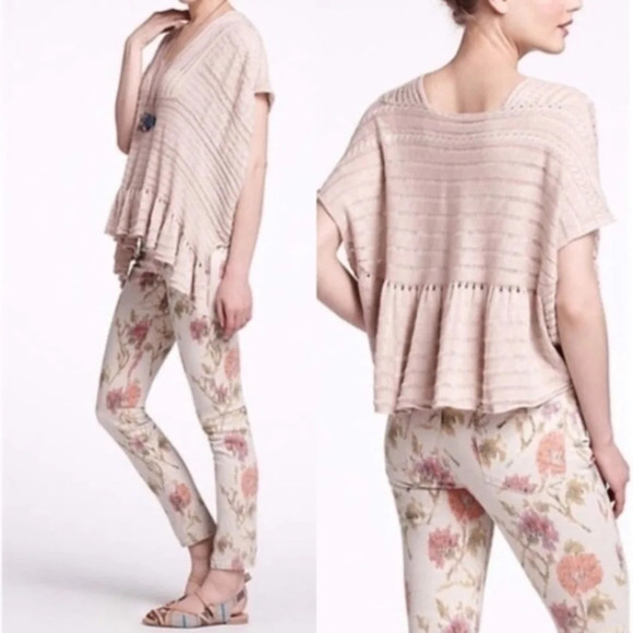 Anthropologie Yellow Bird Carolina Poncho xs - Picture 1 of 6